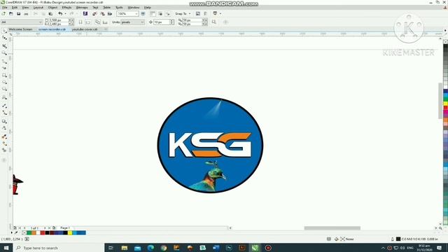 Logo design in Corel draw