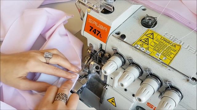 Part 2 Overlock How to sew Sweatshirt Raglan Hoodies Kangaroo Jak uszyć bluze raglan kaptur owerlo