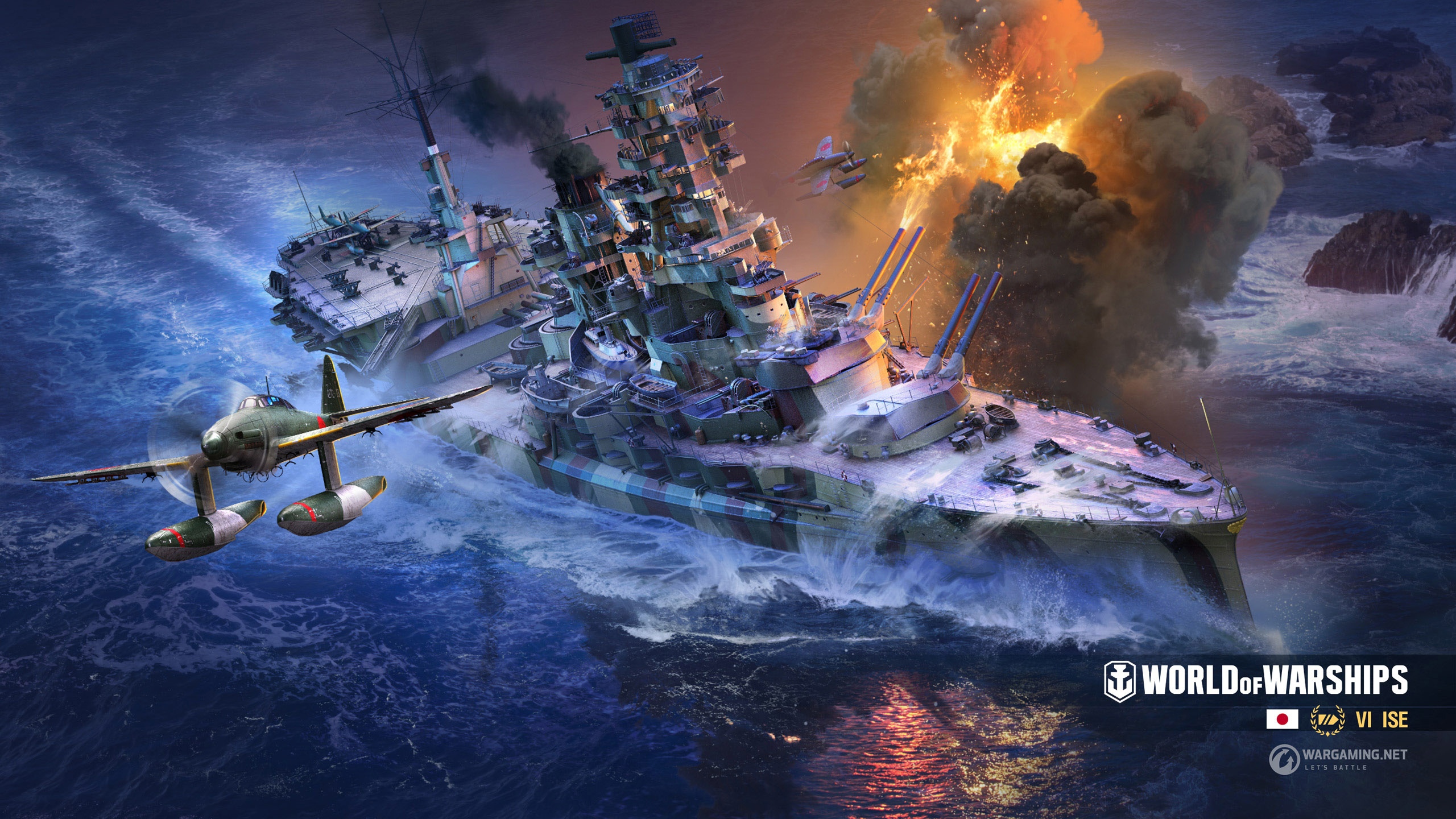 World of Warships: ISE. 100 476 урона. Бой против VIII Топ-1