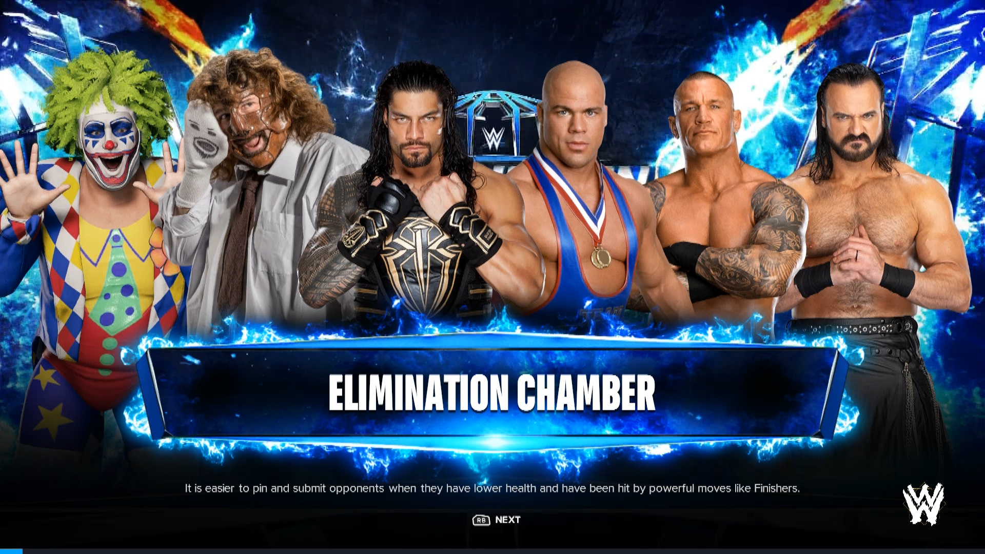WWE 2K24 elimination chamber 2024