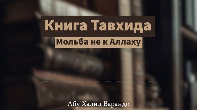 Мольба не к Аллаху (13/65) | Абу Халид Варандо