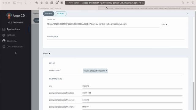 How do deploy Applications within Projects in Argo CD