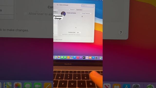 How to change your password on a MacBook￼