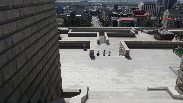 Incheon Landing War Memorial. Sea View from the Hilltop Overlooking the City of Incheon South Kore