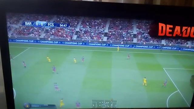 Fifa 16 în carieră cu Steaua vs Barcelona semifinală tur retur