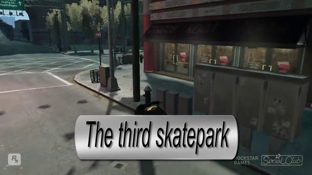GTA IV all skate park locations