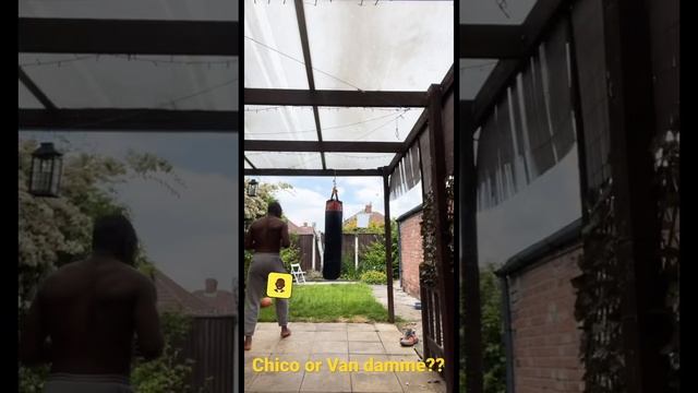 Chico or Van Damme? #spinningkick #martialarts #kickboxing #jump #kick