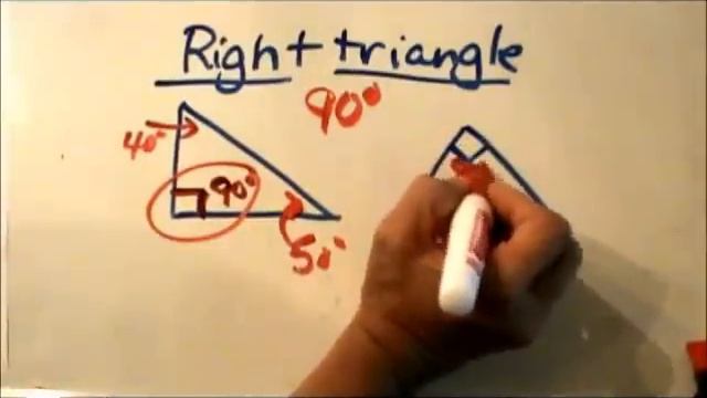 90 Degree Triangle-Right Triangle Basics