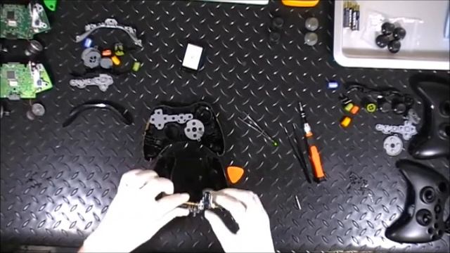 Rusty XBOX 360 controller repair and clean