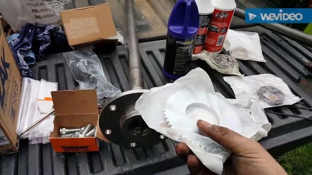 nissan titan rear axle and bearing replacement part 1