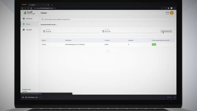 9. How to export and download the class gradebook