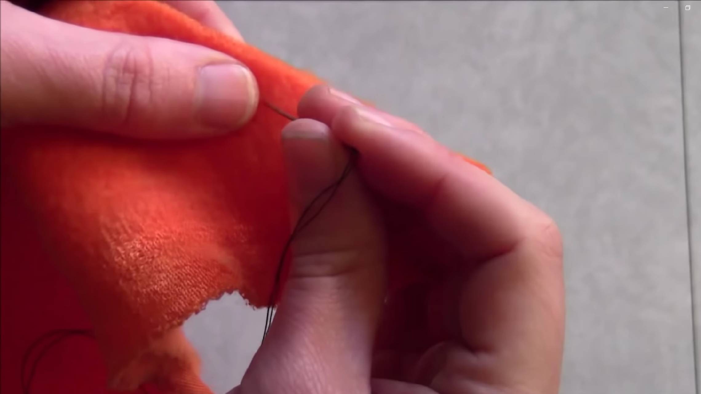 Как шить вручную✂️