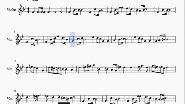 Violin Sheet Music: How to play Wedding March by Richard Wagner