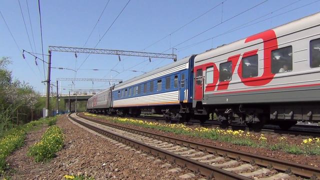 Электровоз ЭП1М-578 с поездом №310 Воркута — Адлер/Новороссийск