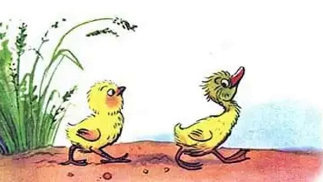 Слушать детскую сказку - Цыплёнок и утёнок
