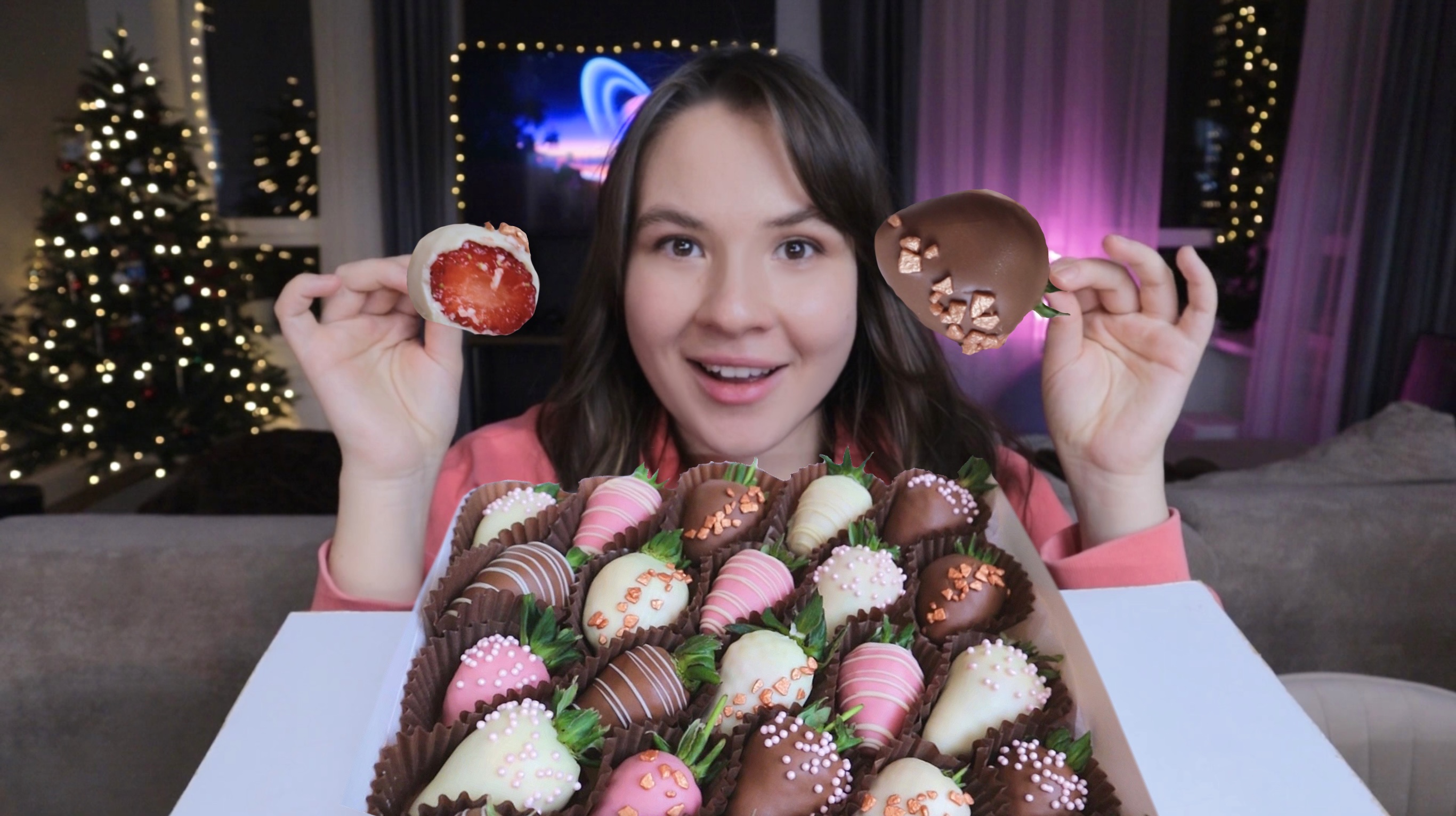 МУКБАНГ кто будет?как готовлюсь? Клубника в молочном шоколаде mukbang Chocolate strawberries