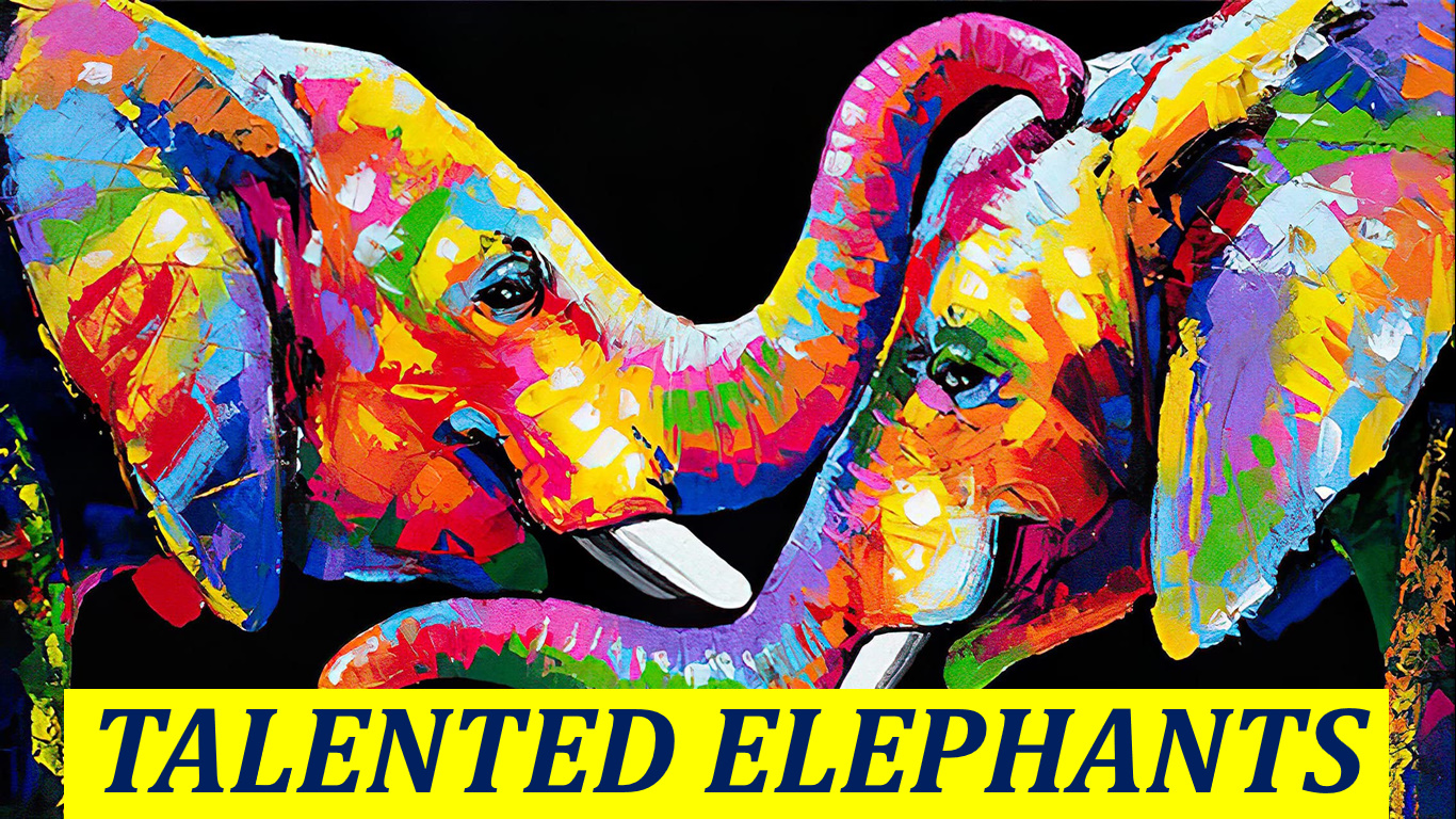 Короткие рассказы на английском с PDF упражнениями: "Talented Elephants"
