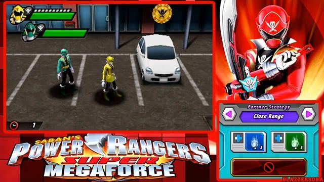 Power Rangers Super Megaforce 3DS - Walkthrough Part 1 Stage 1 [HD]