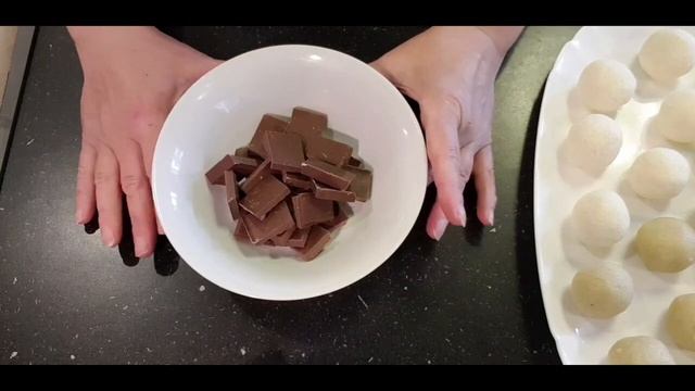 Два вида конфет своими руками.Баунти и Марципан#конфеты#баунти#марципан