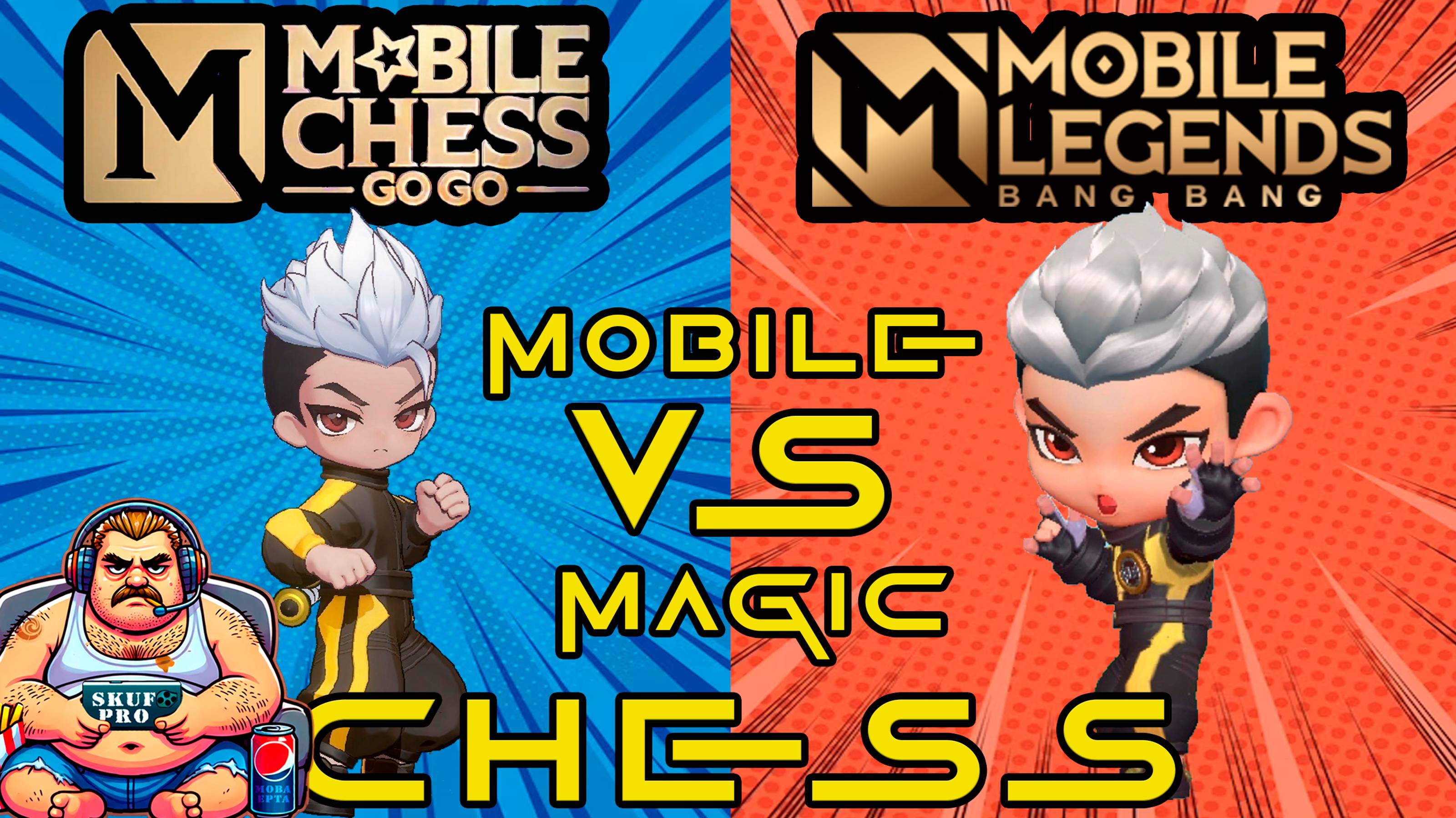 Magic cheass VS Mobile cheas Mobile Legends