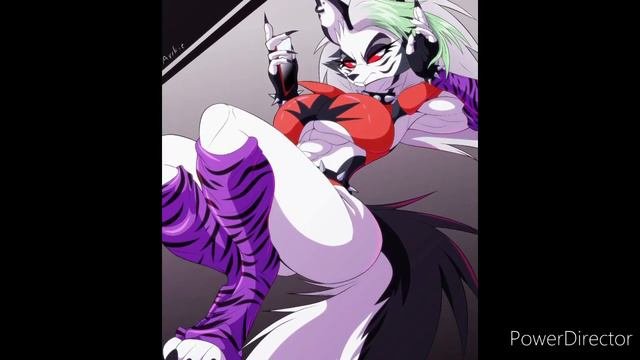transformation into loona Roxanne wolf affirm !!!! fnaf helluva boss!!! manifest booster!!!