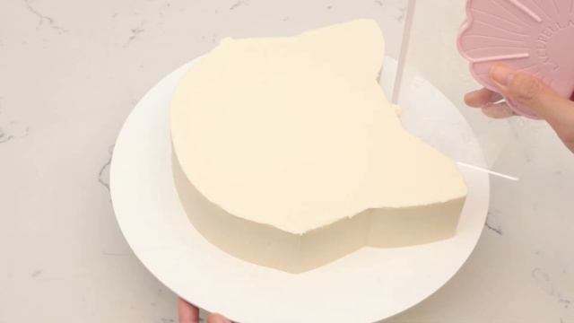 Cat Face Cake Template - Animal Face Cake Decorating