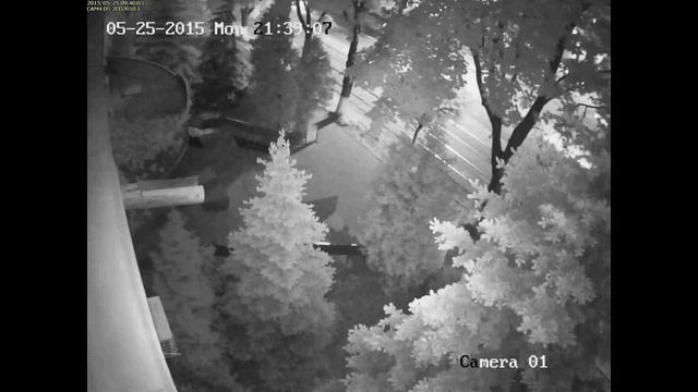 IP камера HikVision DS-2CD2010-I тестирование ночью