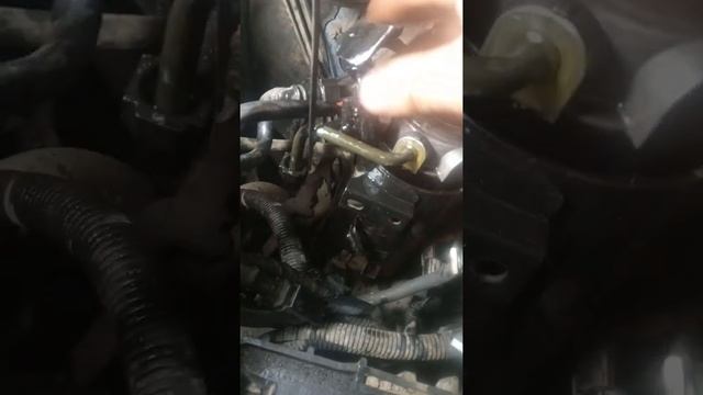 ошибка 1186 хендай гранд Старекс H1 низкое давление в топливной рейке подсос воздуха не тянет
