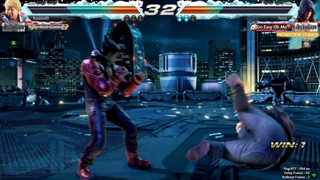Tekken 7 Online Ranked Mode Game Play |Rookie Gaming