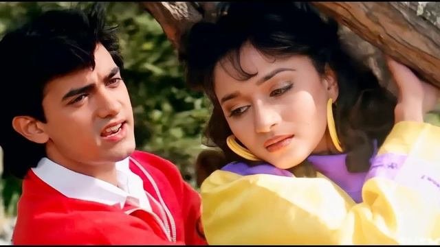 Mujhe neend na aaye - Dil 1990  amir khan  madhuri dixit  udit narayan  anuradha paudwal