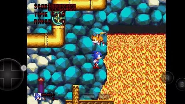 я из sonic 3c 0408 подкачал в sonic 3 prototype lava reef zone