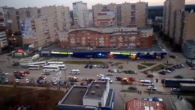 Пожар Королев ул. Силикатная 20.11.2013
