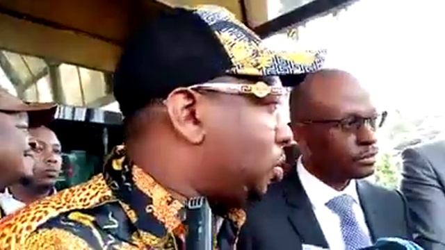 Governor Hon Mike Mbuvi Sonko  at Ethics and Anti-Corruption Commission office