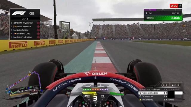 The BEST on console beating the BEST on PC ? Rhys Linton's pole lap at Mexico | WOR | F1 23