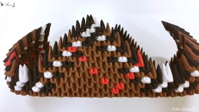 How to make 3d Origami box 14