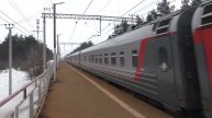 Электровоз ЭП20-003 (ТЧЭ-6) со скорым поездом №063Й/064Й Самара - Санкт-Петербург.
