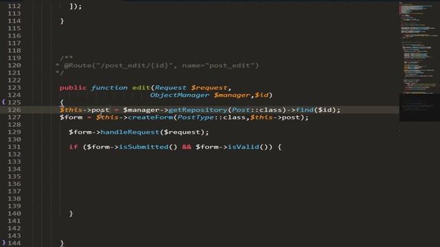 Blog avanzado 50. Creación de función de edición de los posts.