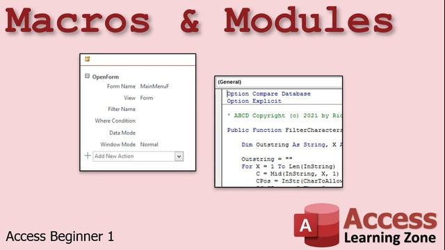 What are Macros & Modules in Microsoft Access?