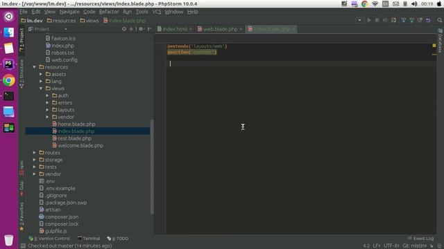 Laravel Market Templating - 1
