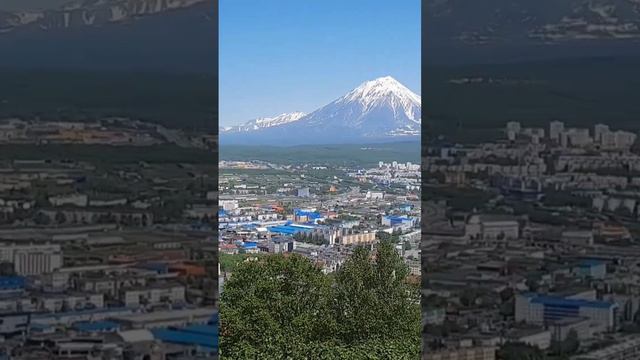 Петропавловск-Камчатский,  вид с сопки Мишенная