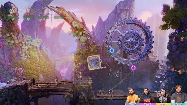 Trine 4 - 2 - DADDY I MADE A MISTAKE!! 4-Player Gameplay