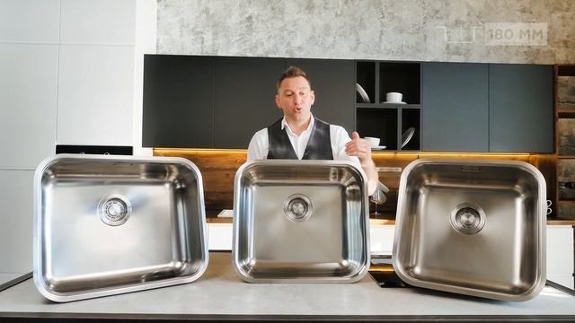 Omi. Кухонные моек из нержавеющей стали: Omi 44 Quadro Omi 49 и Omi 54