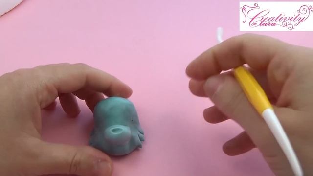how to make rocky paw patrol cake topper fondant - tutorial cane in pasta di zucchero per torta