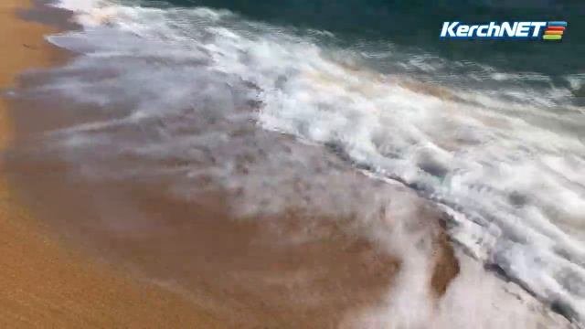 Керчь: осеннее море у заповедника Опук