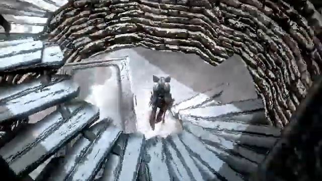 TESV Skyrim Elin Dolls Tia Epolythe und Bernstein Wanderung im Schnee vlc 2014 11 21 11 36 07 25