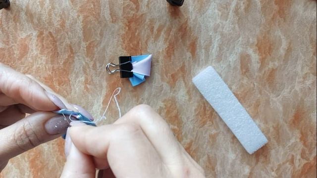 Бабочки на зажимах из экокожи (кожзам) и репсовой ленты. Хит продаж. Просто и красиво. МК. DIY.