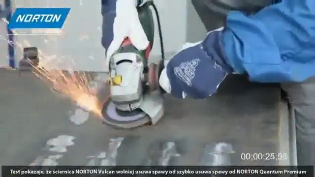 Тестирование новых лепестковых дисков 125*22,23 Norton Quantum vs Norton Vulcan