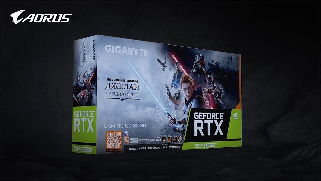 Ограниченная серия Gigabyte RTX 2070 SUPER по Звездным войнам [16+]