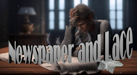 Newspaper and Lace