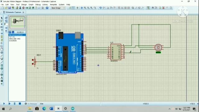 SIMULASI MOTOR STEPPER